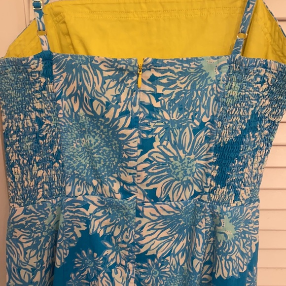 8 Lilly Pulitzer blue lion pattern skort dress - Picture 4 of 4